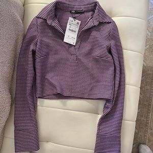 New with tags Zara crop blouse